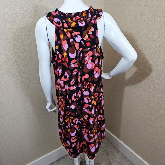 CABI #4454 Monarch Ruffled Neck Line Racerback Dress~Size XL - Picture 5 of 11